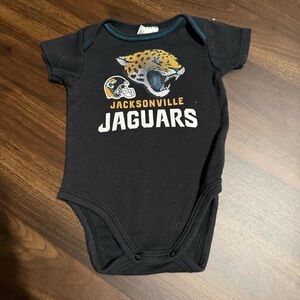 NFL Jacksonville Jaguars Black Baby Bodysuit